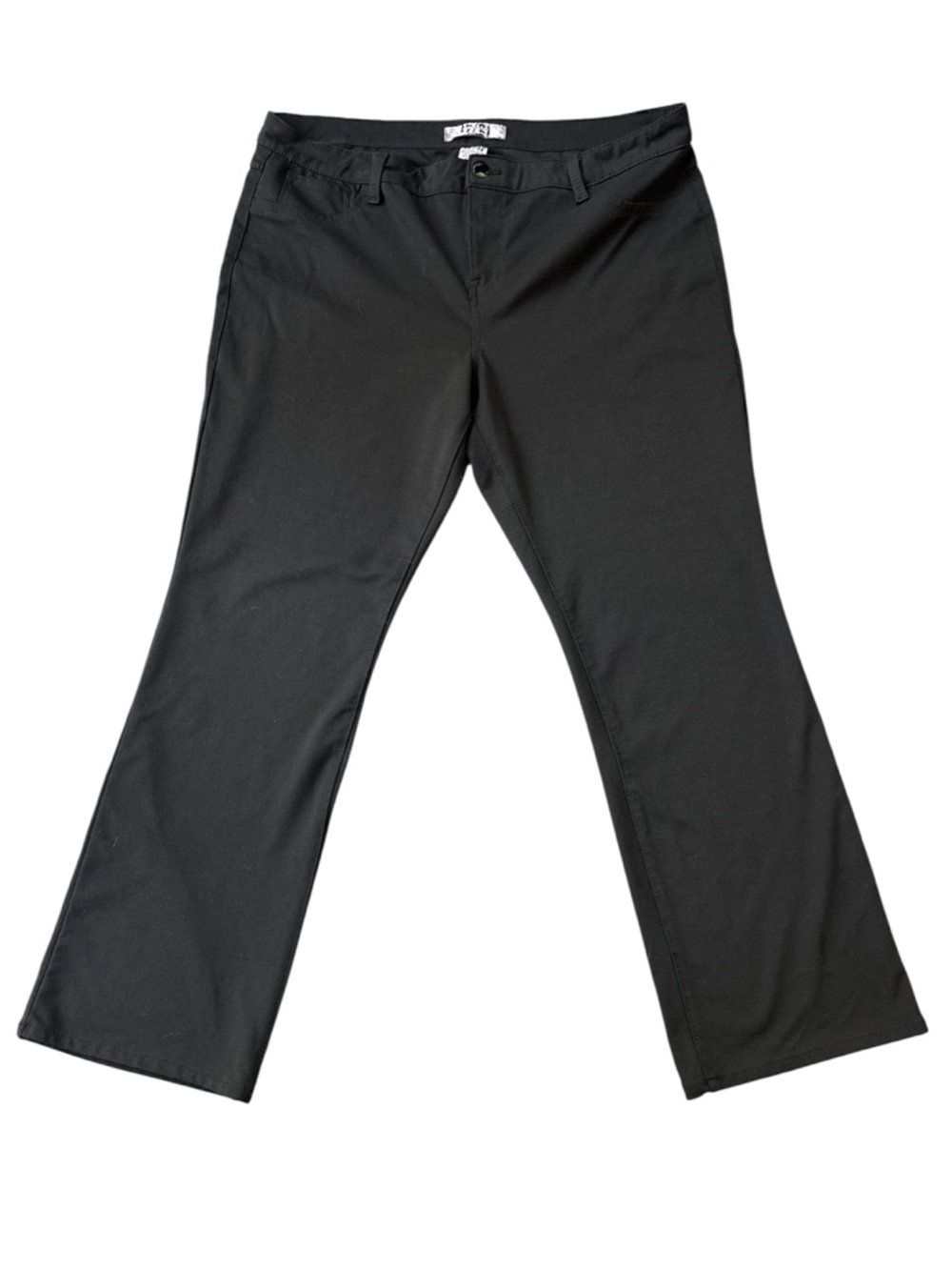 Black Stretch Bootcut Pants
